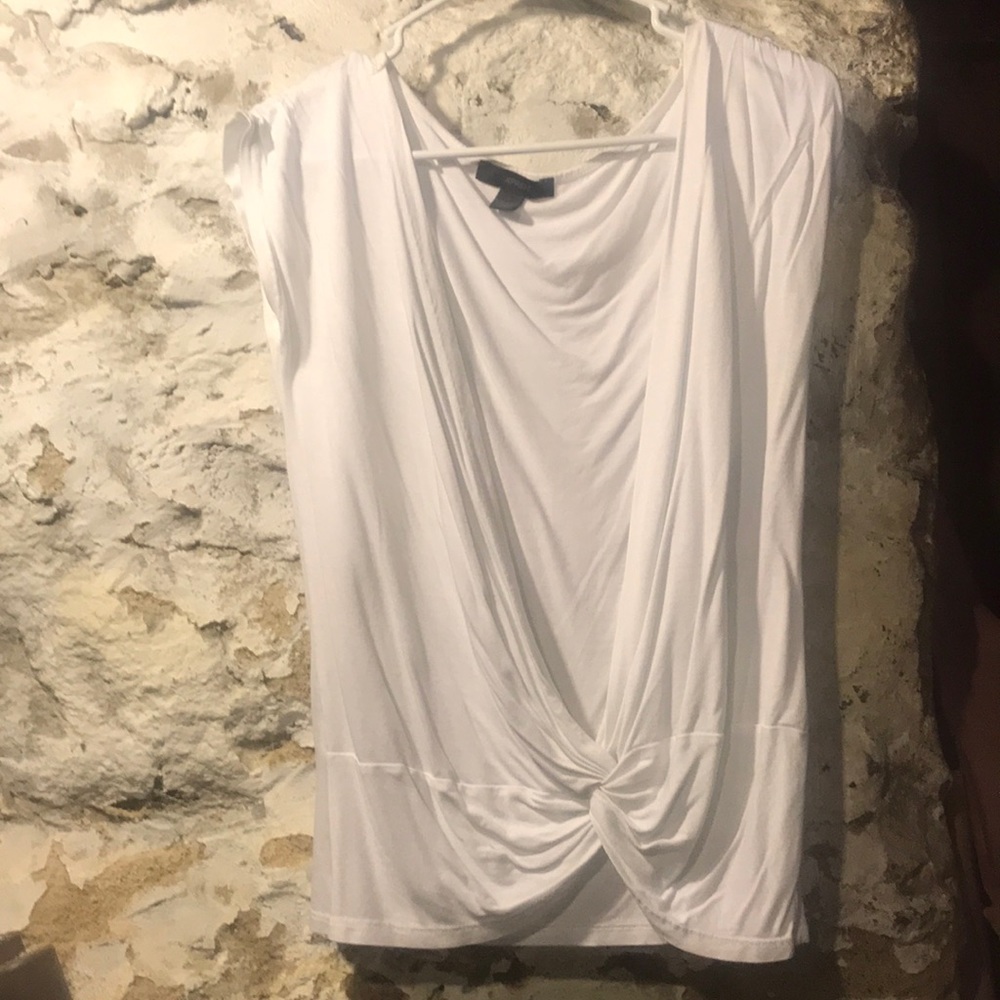 Express white dress top